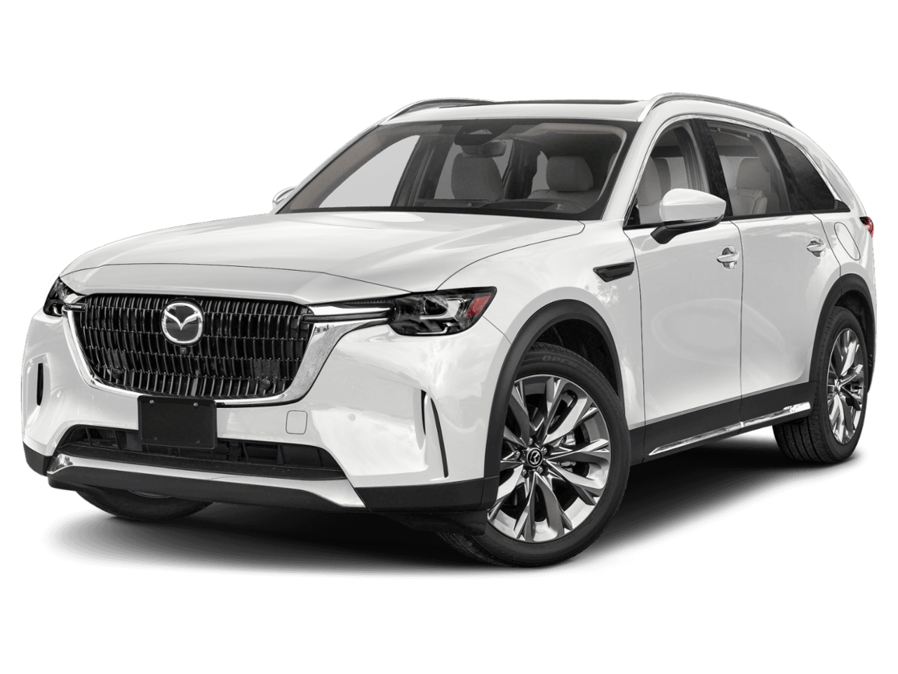 2025 Mazda CX-90 3.3 - Front 3/4, facing to the left