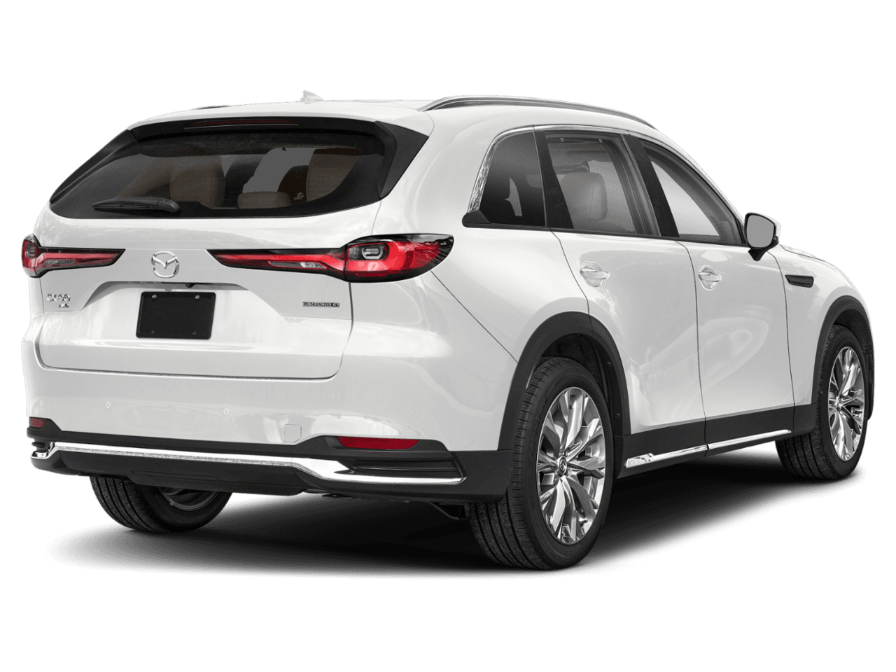 2025 Mazda CX-90 3.3 - Rear 3/4, facing to the right