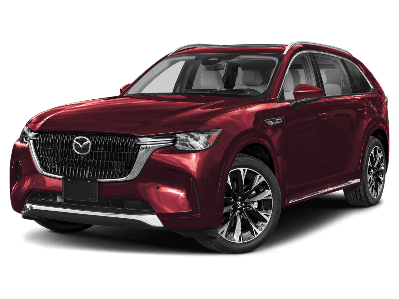 2025 Mazda CX-90 3.3 - Front 3/4, facing to the left