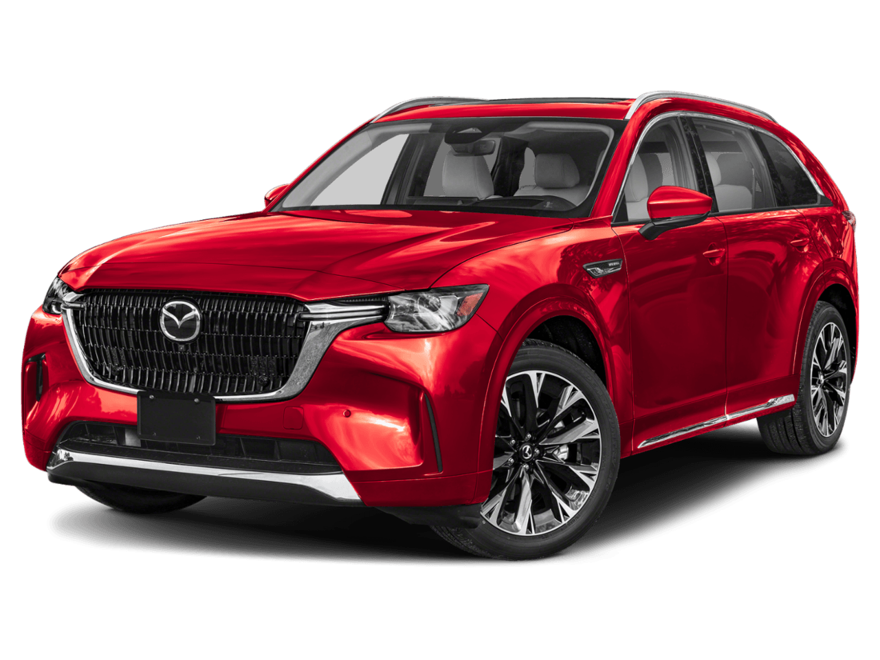 2025 Mazda CX-90 3.3 - Front 3/4, facing to the left