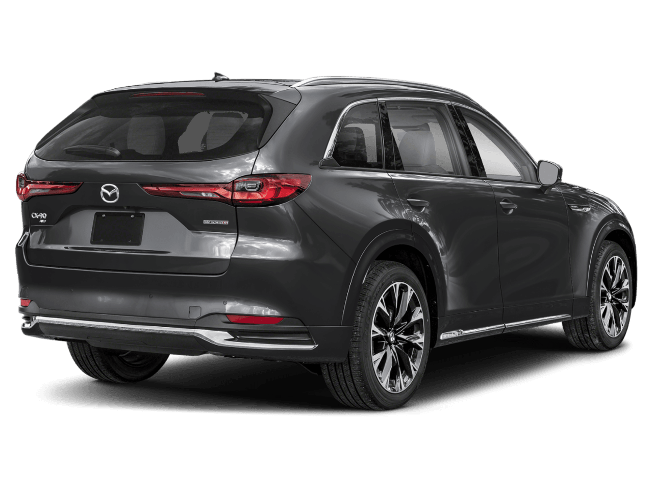 2025 Mazda CX-90 3.3 - Rear 3/4, facing to the right