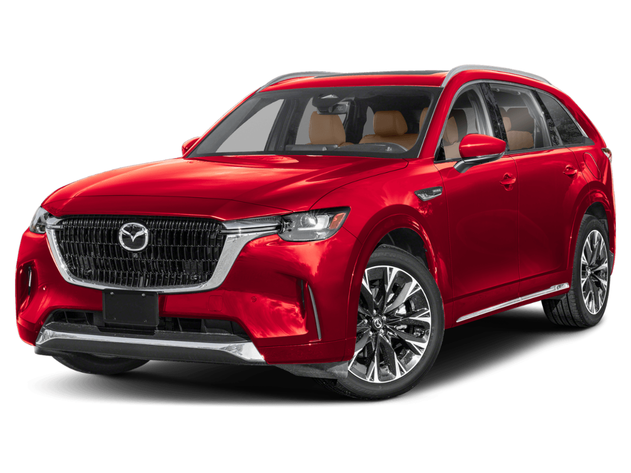 2025 Mazda CX-90 3.3 - Front 3/4, facing to the left