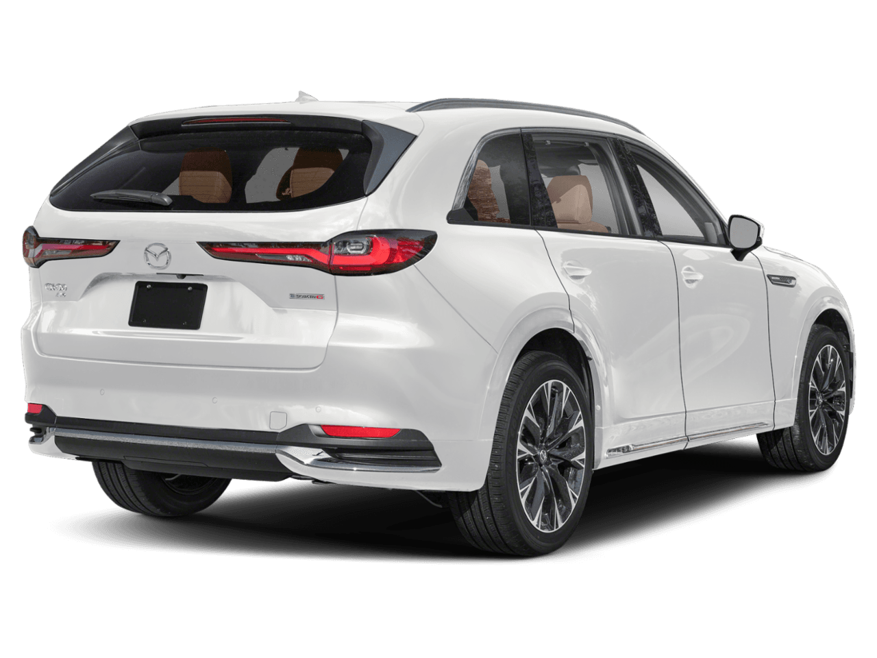 2025 Mazda CX-90 3.3 - Rear 3/4, facing to the right