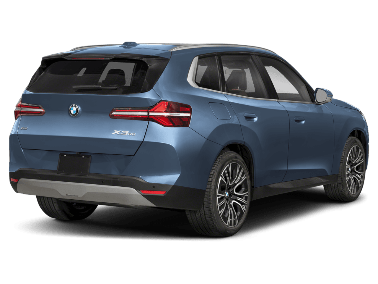 2025 BMW X3 M50 xDrive - Rear 3/4, facing to the right