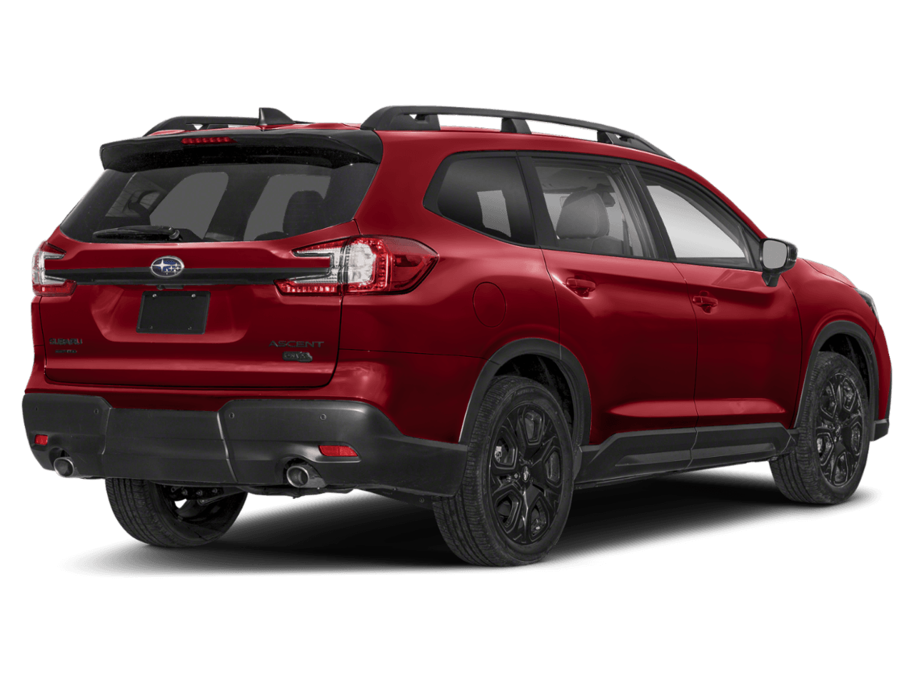 2025 Subaru Ascent Onyx - Rear 3/4, facing to the right