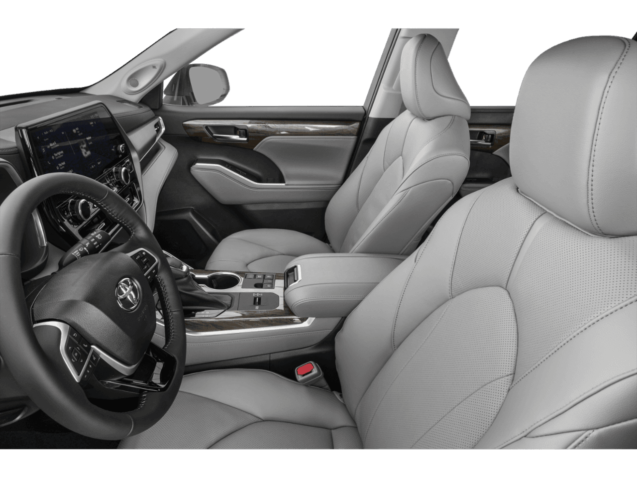 2025 Toyota Highlander Hybrid 25th Anniversary Edition - Interior Driver's Side with Door Open, Front Seat Feature