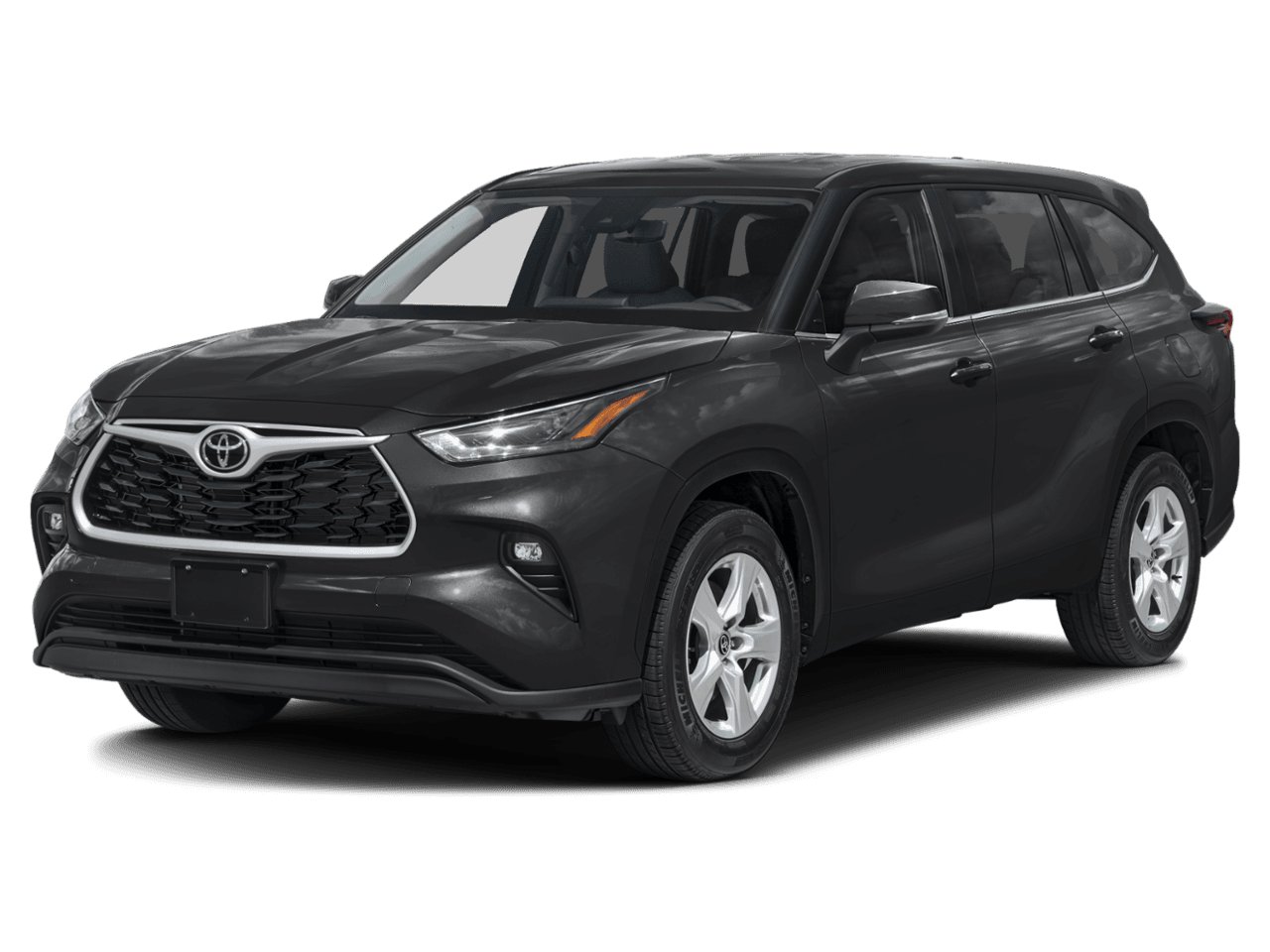 2025 Toyota Highlander LE - Front 3/4, facing to the left