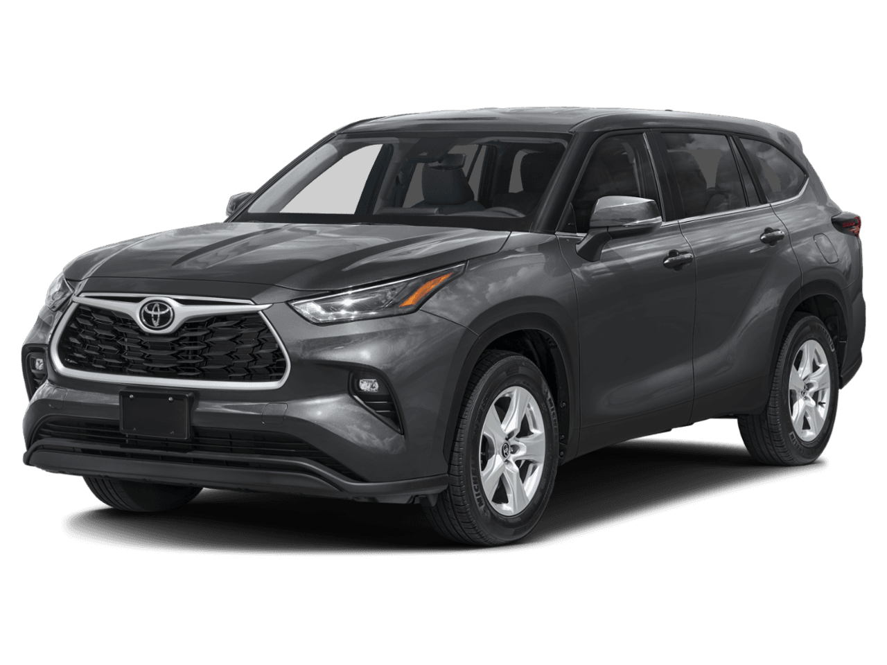 2025 Toyota Highlander LE - Front 3/4, facing to the left