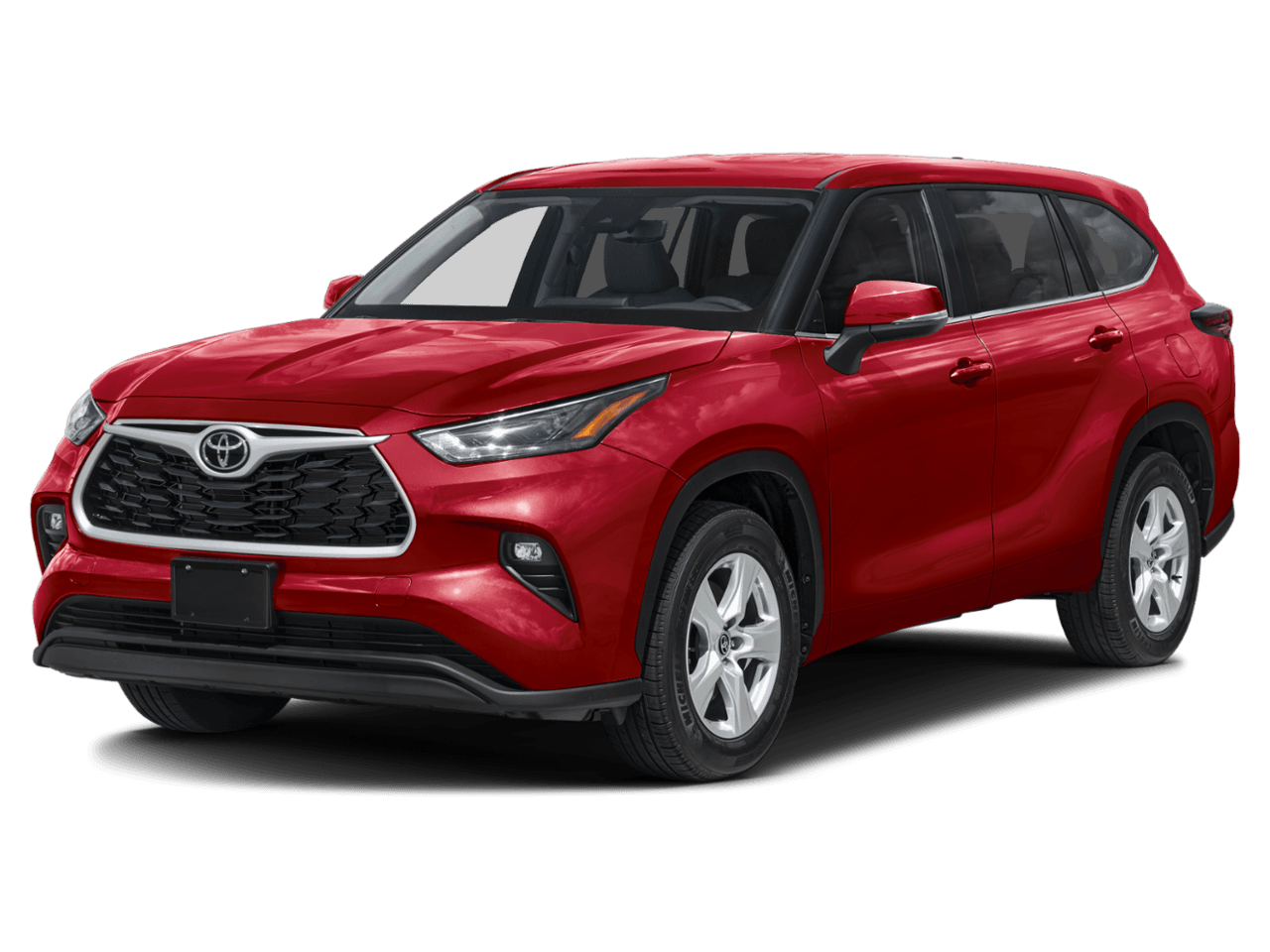 2025 Toyota Highlander LE - Front 3/4, facing to the left