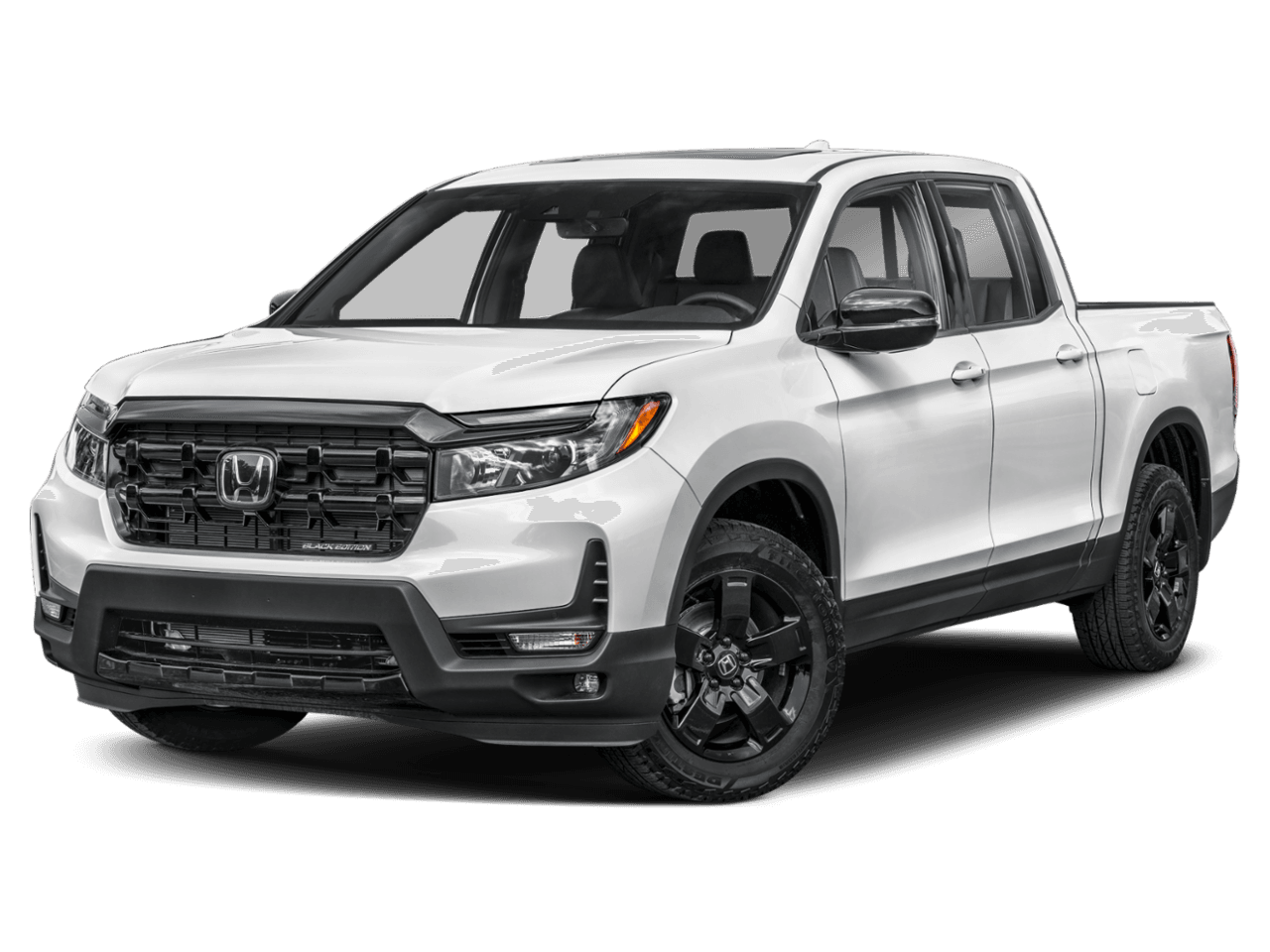 2025 Honda Ridgeline Black - Front 3/4, facing to the left