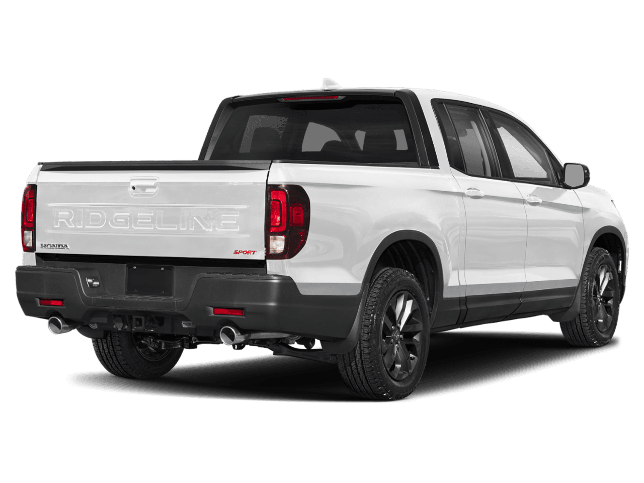 2025 Honda Ridgeline Sport+ - Rear 3/4, facing to the right