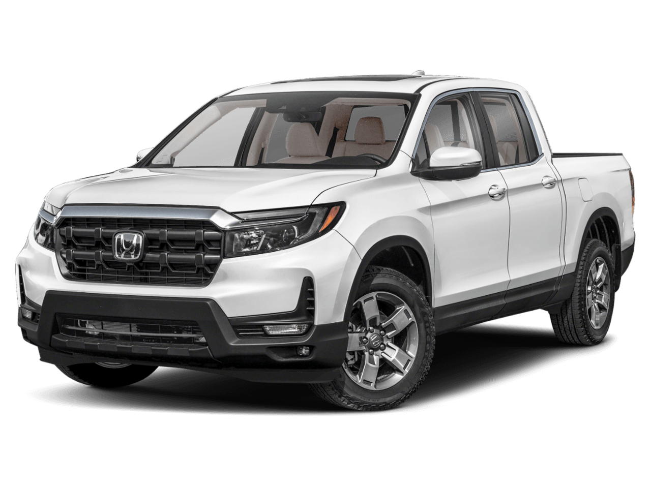 2025 Honda Ridgeline RTL+ - Front 3/4, facing to the left