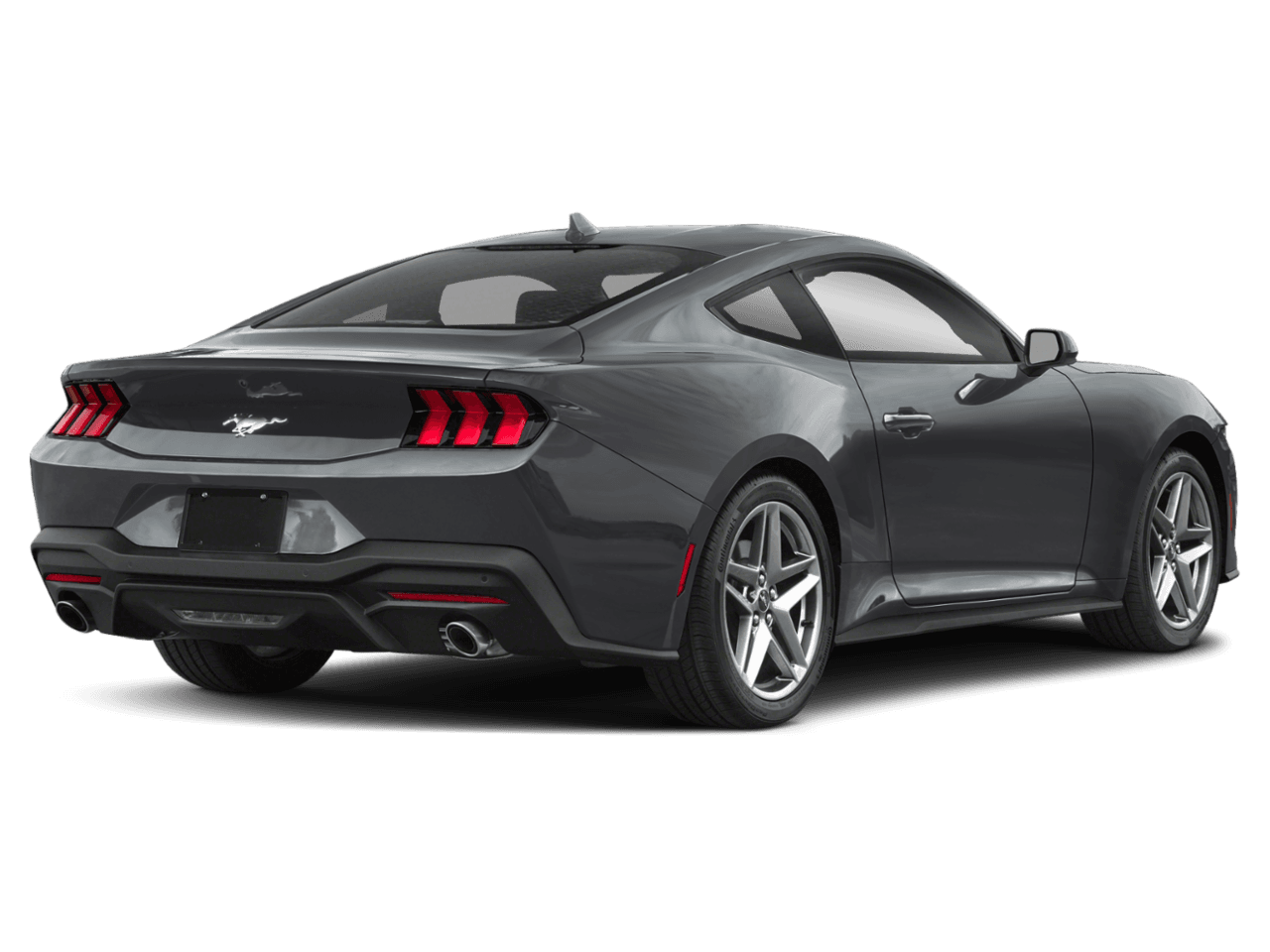 2025 Ford Mustang EcoBoost - Rear 3/4, facing to the right