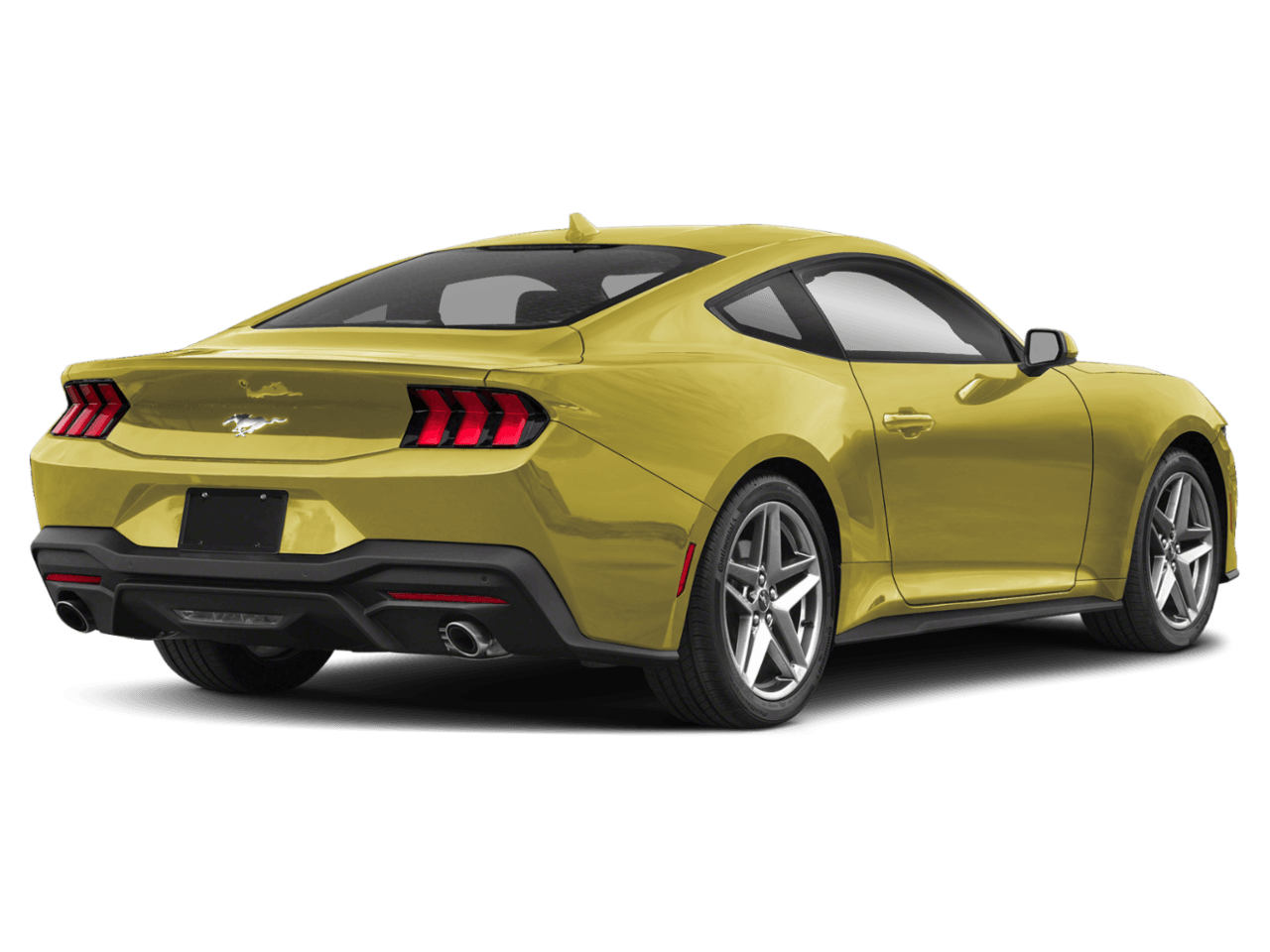 2025 Ford Mustang EcoBoost - Rear 3/4, facing to the right