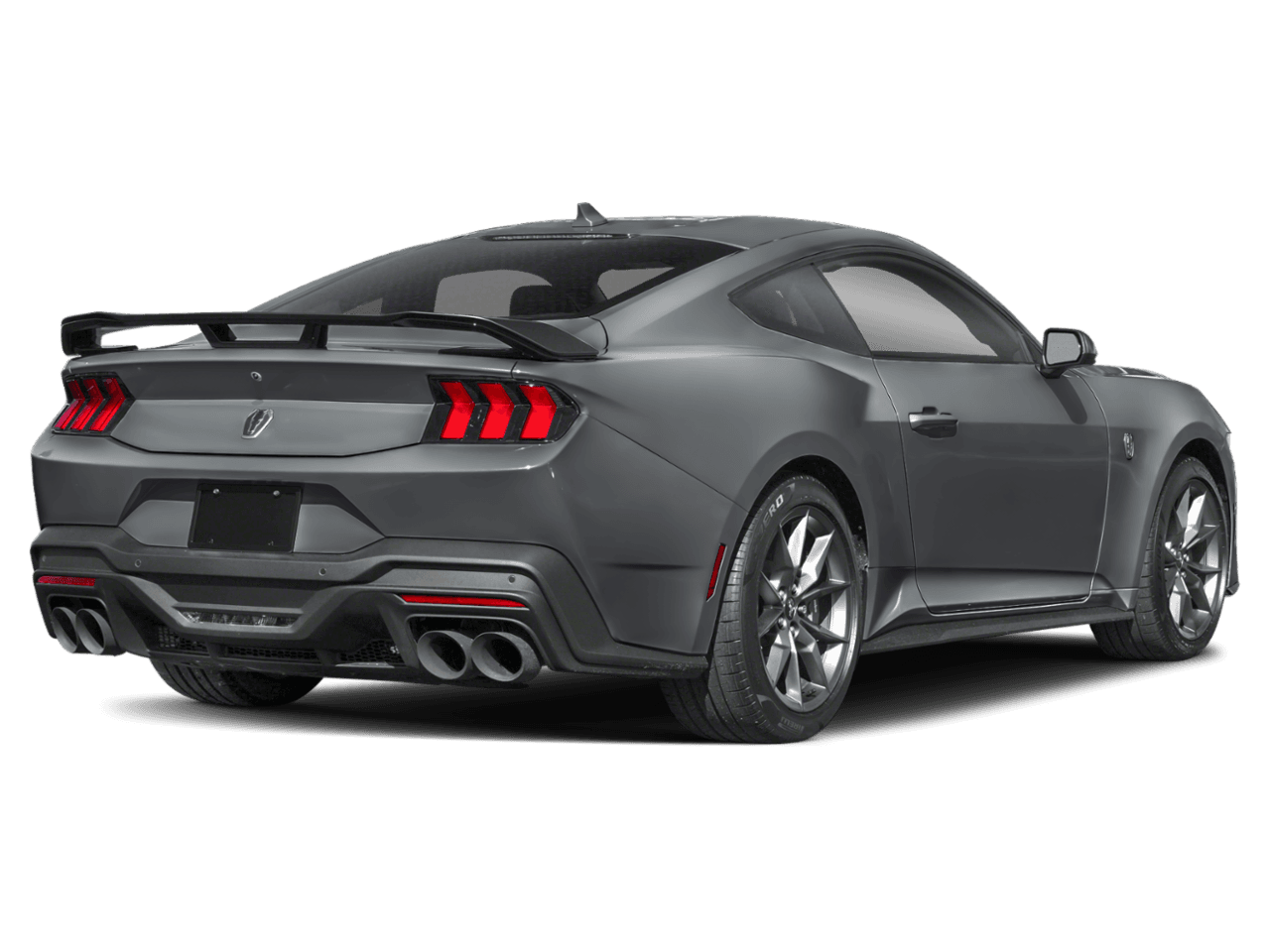 2025 Ford Mustang Dark - Rear 3/4, facing to the right