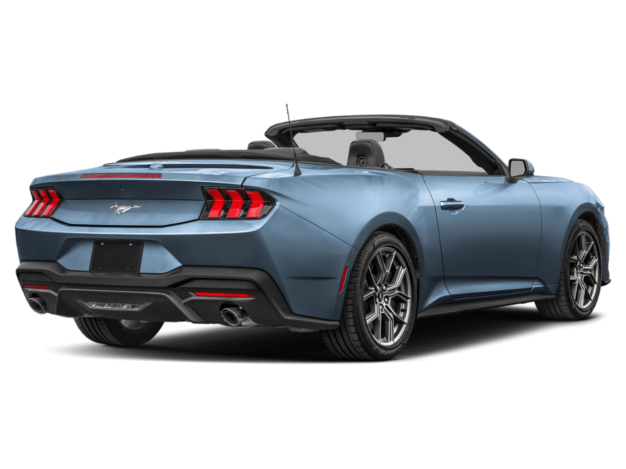 2025 Ford Mustang EcoBoost - Rear 3/4, facing to the right
