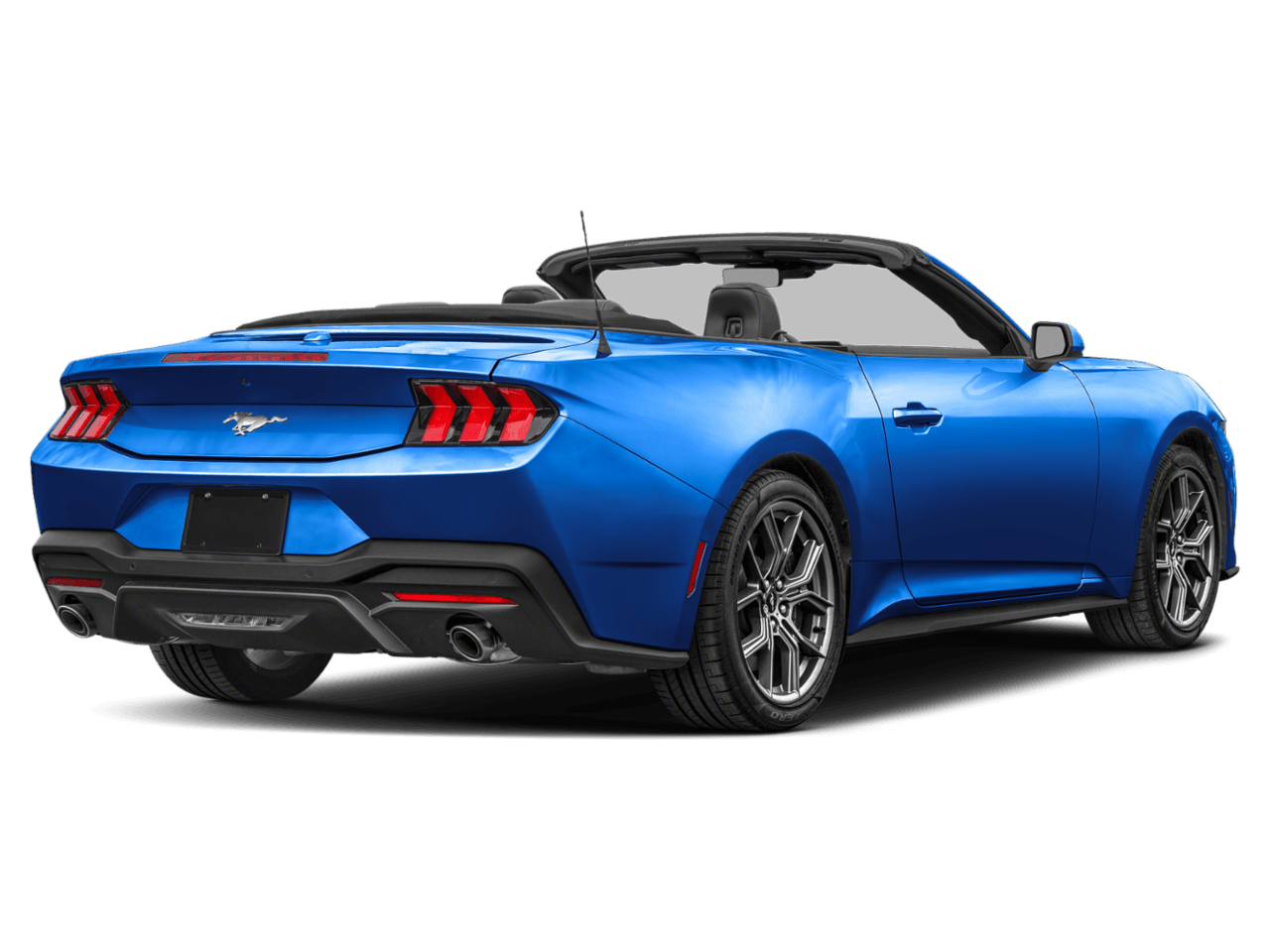 2025 Ford Mustang EcoBoost - Rear 3/4, facing to the right