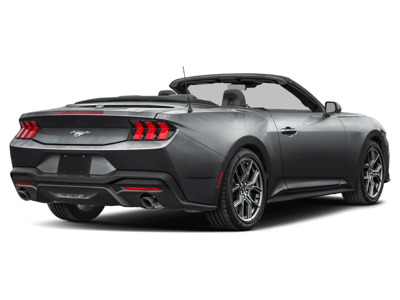 2025 Ford Mustang EcoBoost - Rear 3/4, facing to the right