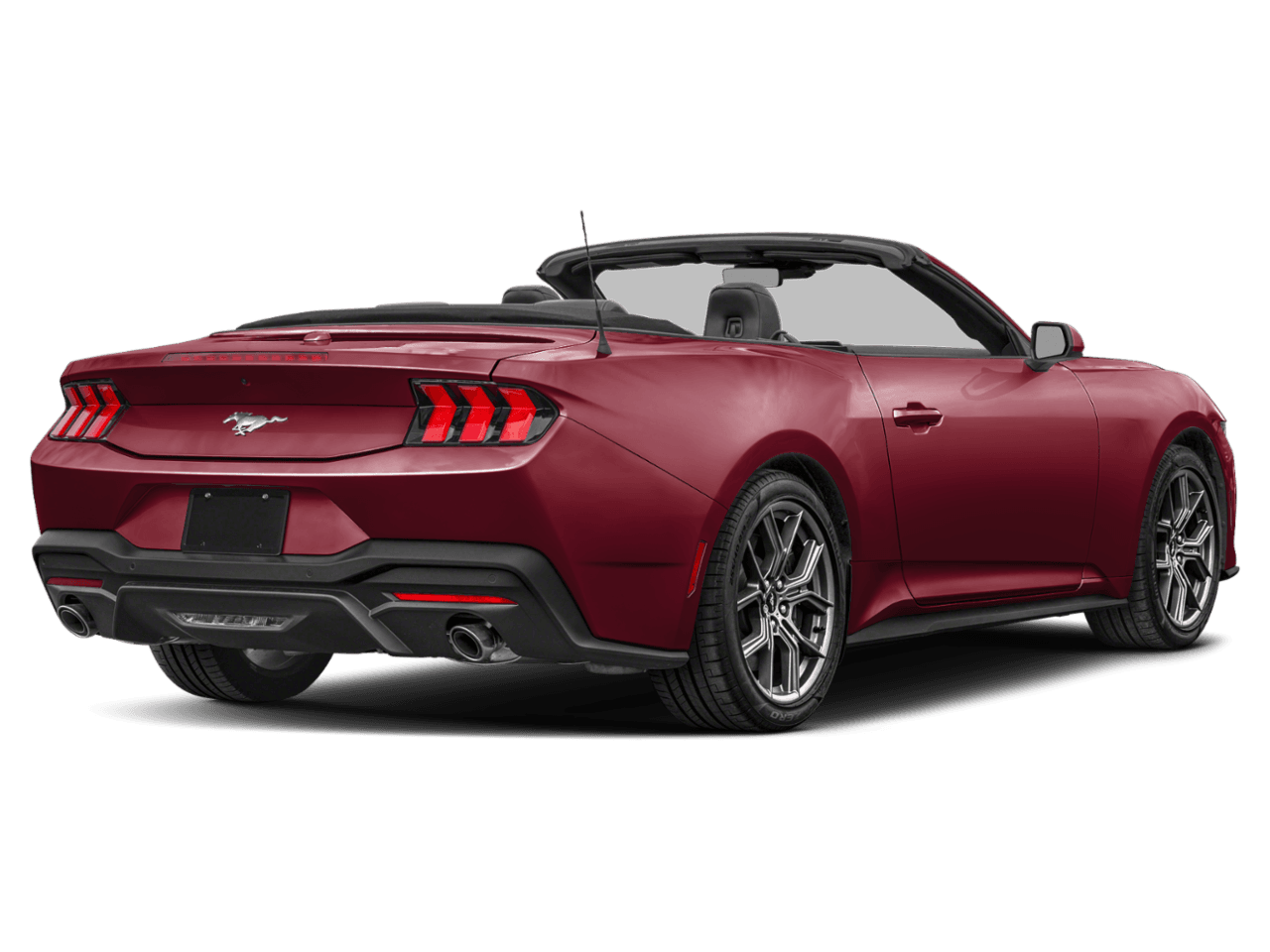 2025 Ford Mustang EcoBoost - Rear 3/4, facing to the right