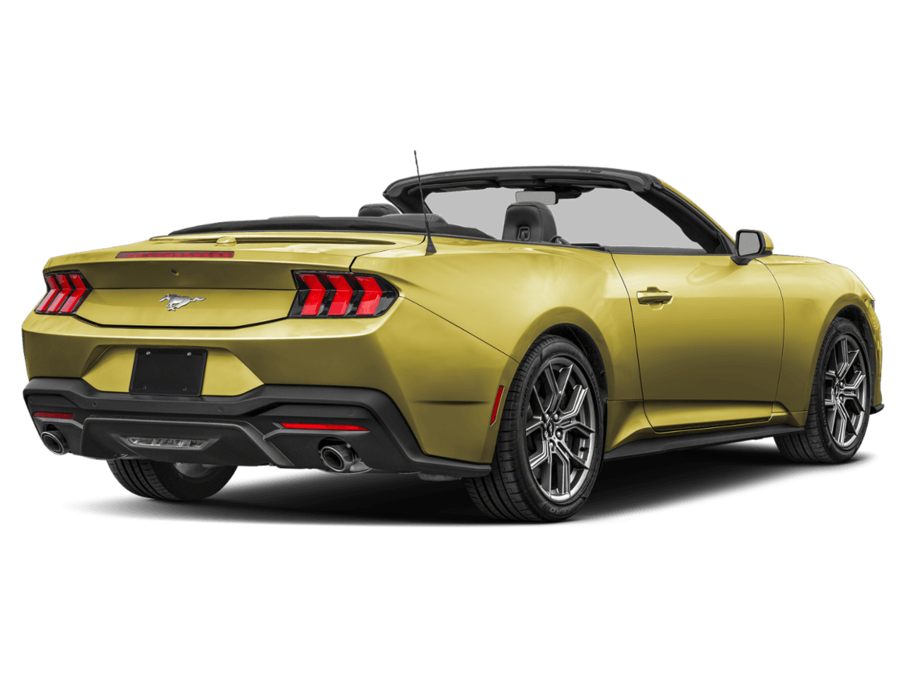 2025 Ford Mustang EcoBoost - Rear 3/4, facing to the right