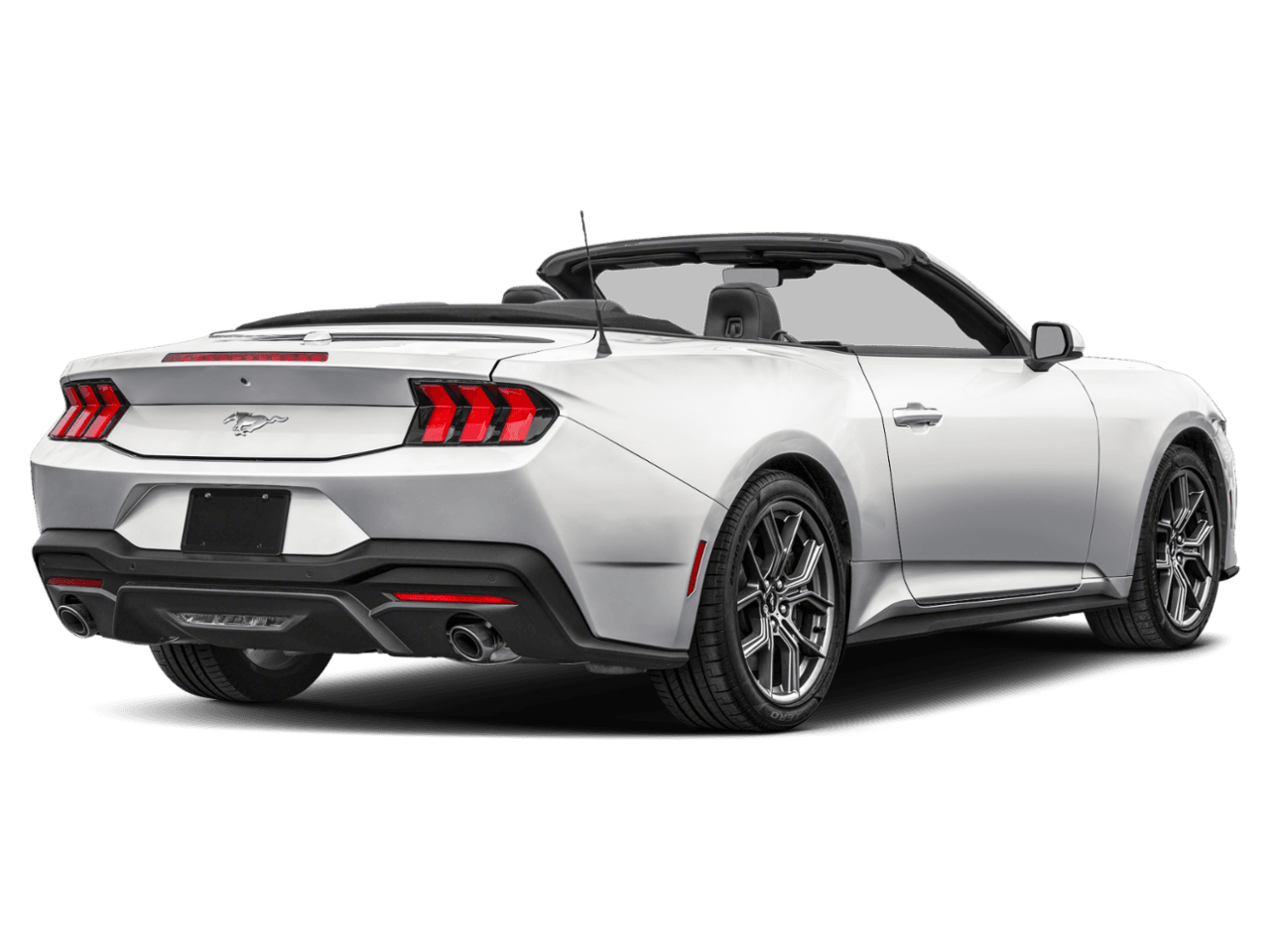 2025 Ford Mustang EcoBoost - Rear 3/4, facing to the right