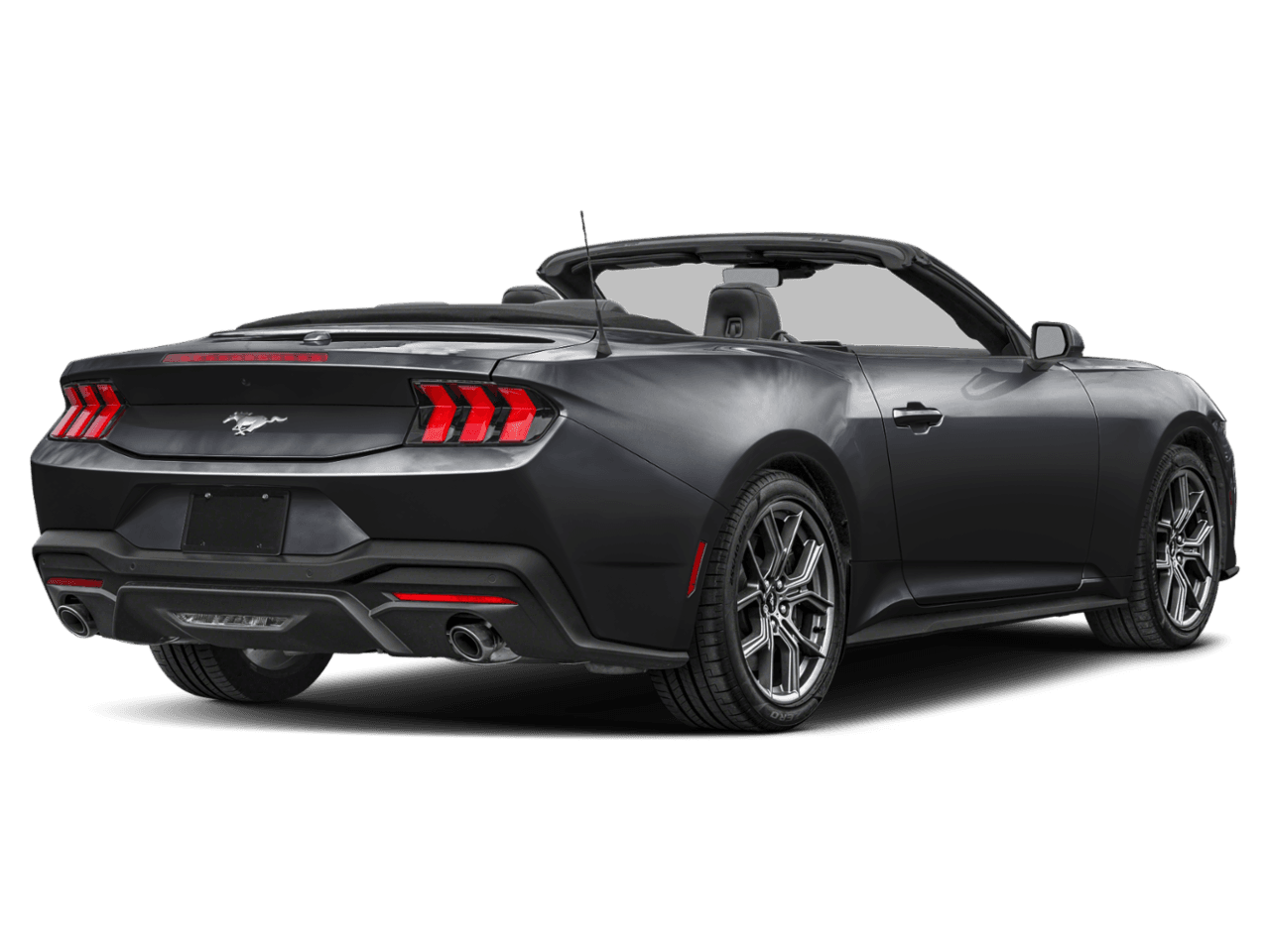 2025 Ford Mustang EcoBoost - Rear 3/4, facing to the right