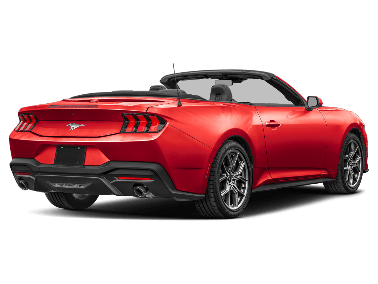2025 Ford Mustang EcoBoost - Rear 3/4, facing to the right
