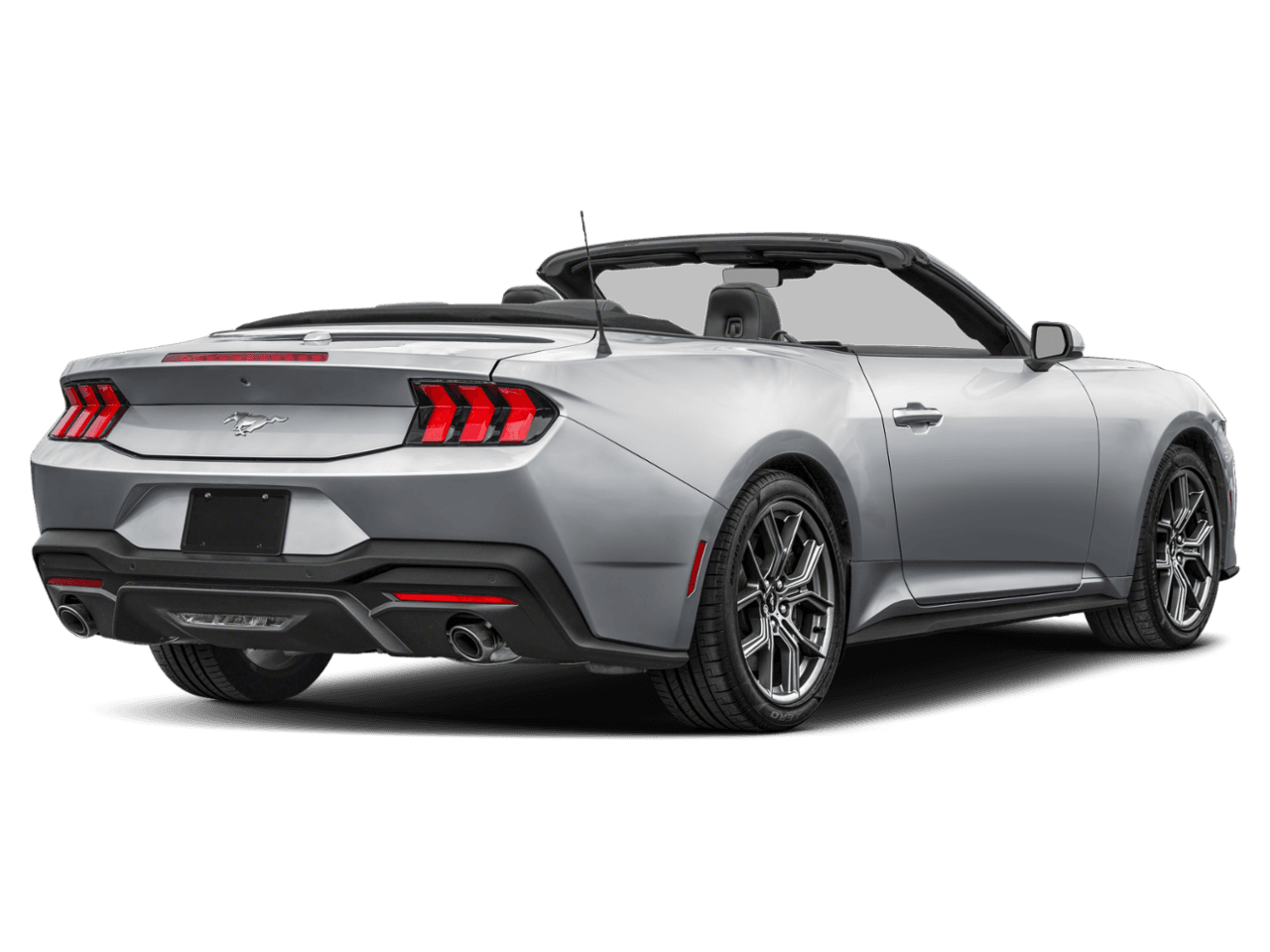 2025 Ford Mustang EcoBoost - Rear 3/4, facing to the right