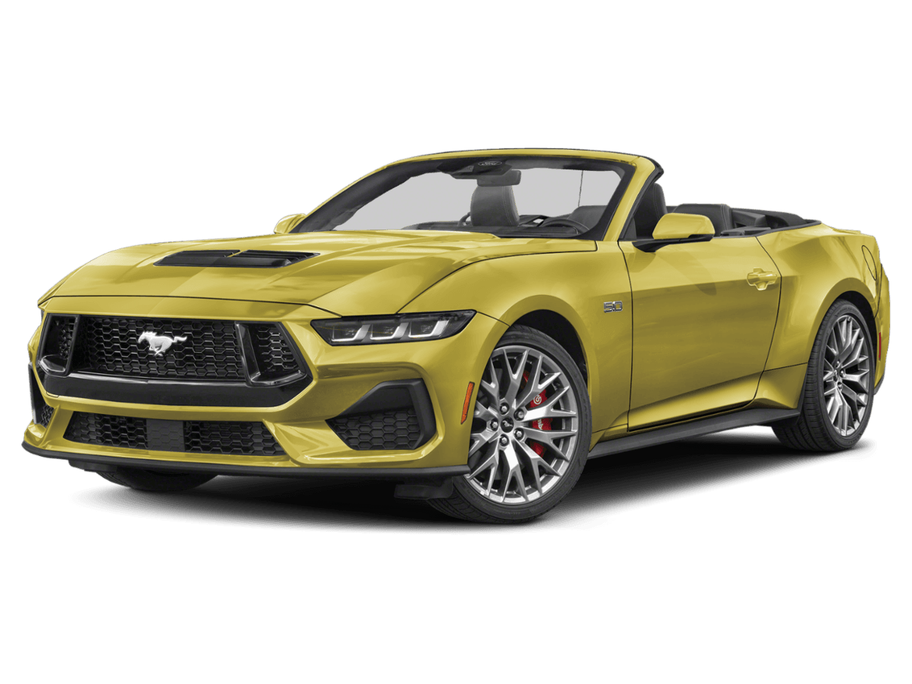 2025 Ford Mustang GT - Front 3/4, facing to the left