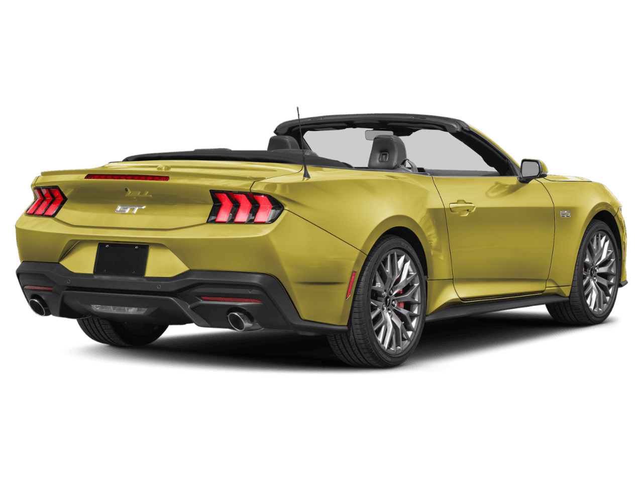 2025 Ford Mustang GT - Rear 3/4, facing to the right