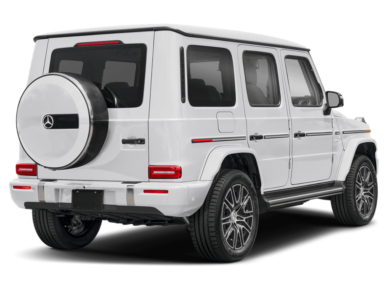 2025 Mercedes-Benz G-Class G 580e - Rear 3/4, facing to the right