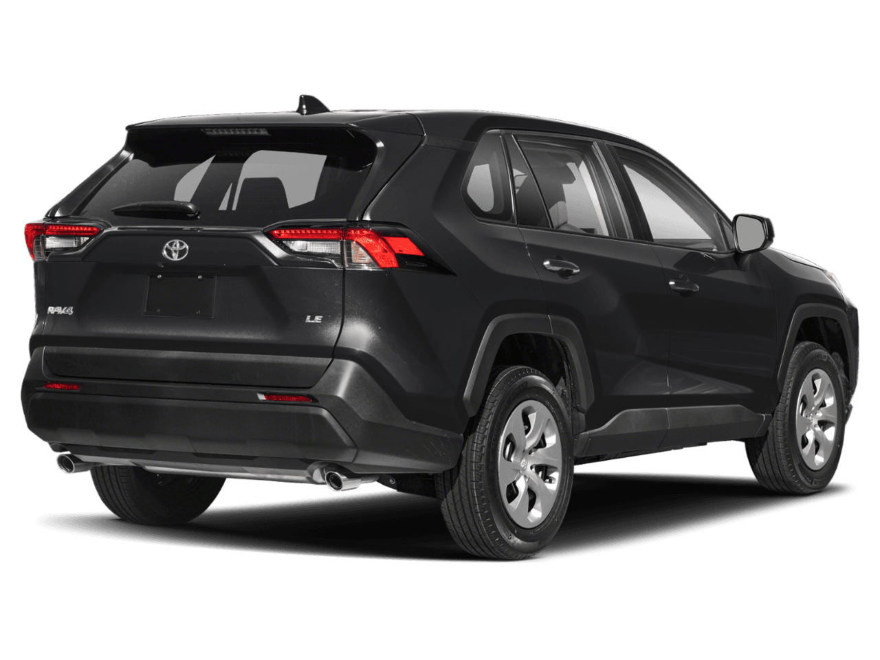 2025 Toyota RAV4 LE - Rear 3/4, facing to the right