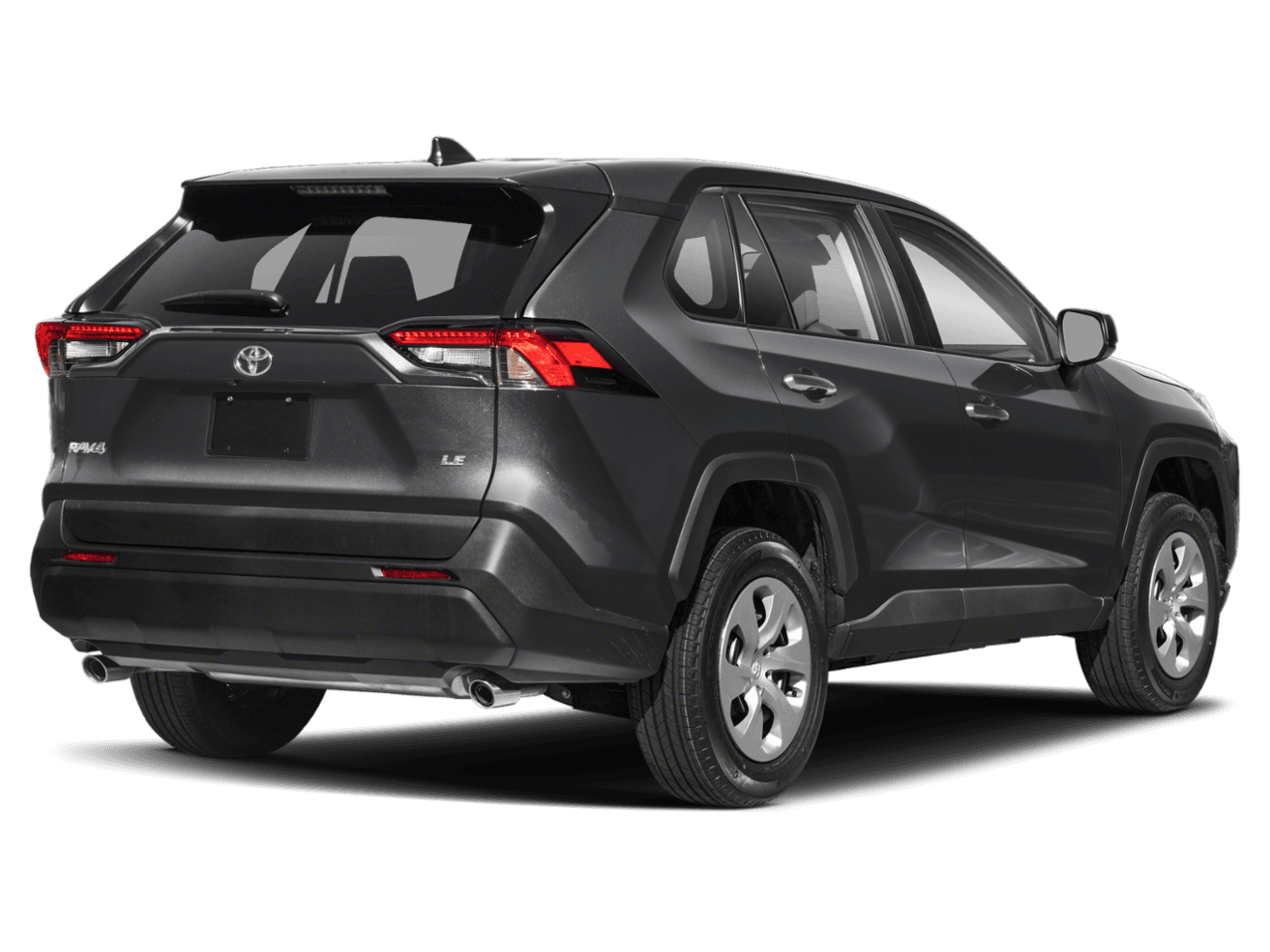 2025 Toyota RAV4 LE - Rear 3/4, facing to the right