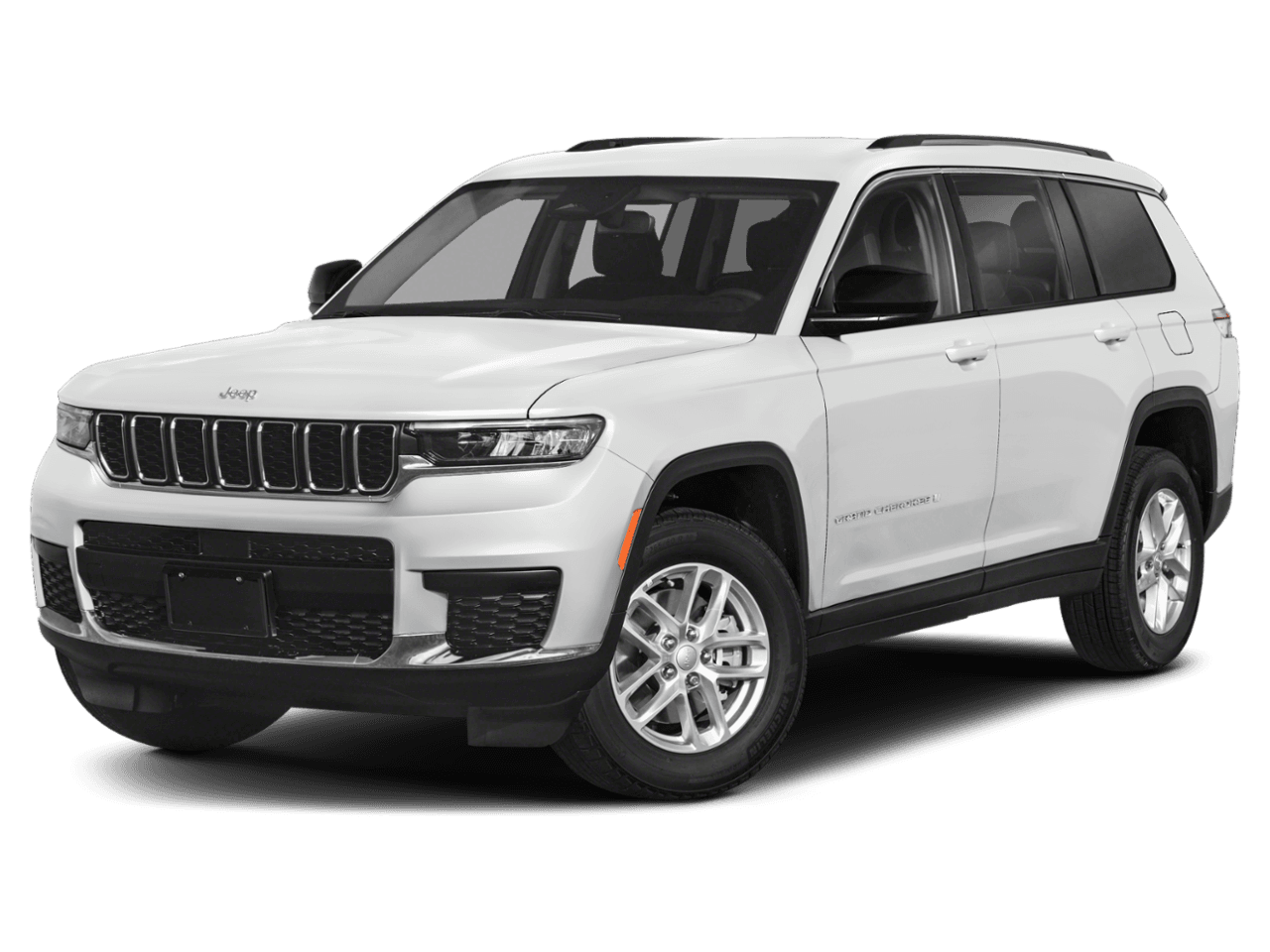 2025 Jeep Grand Cherokee L Laredo X - Front 3/4, facing to the left