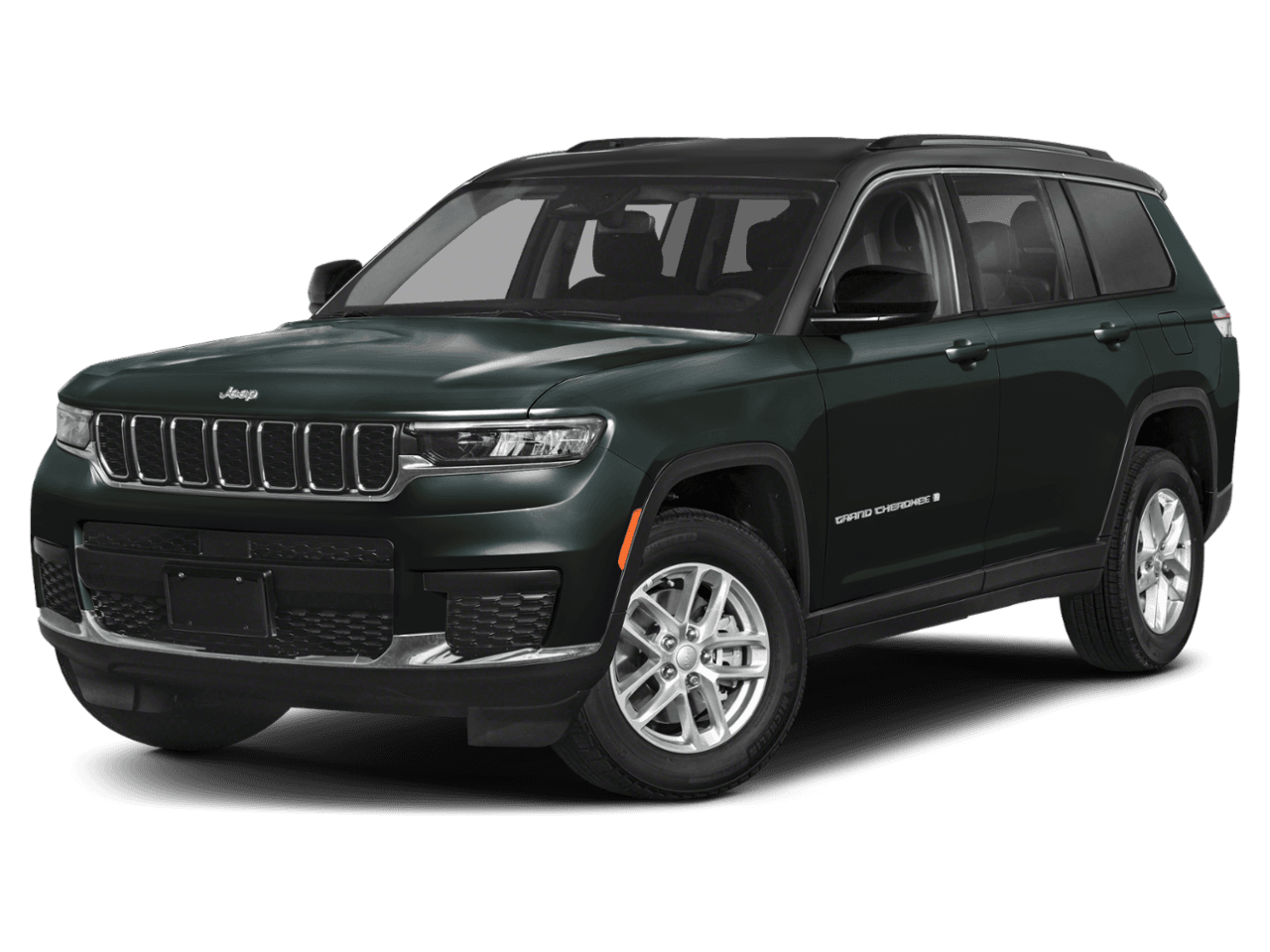 2025 Jeep Grand Cherokee L Summit Reserve - Front 3/4, facing to the left