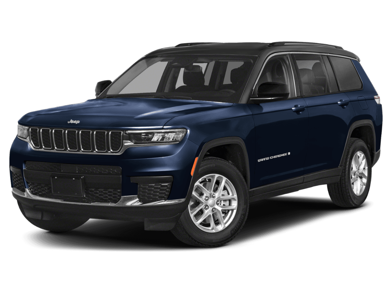 2025 Jeep Grand Cherokee L Summit Reserve - Front 3/4, facing to the left