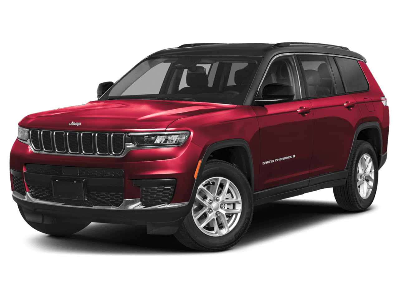 2025 Jeep Grand Cherokee L Summit Reserve - Front 3/4, facing to the left