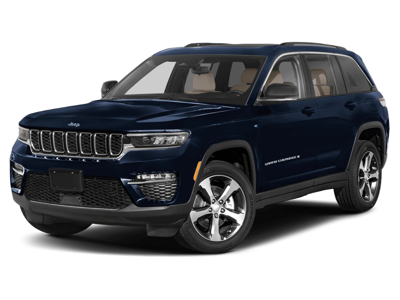 2025 Jeep Grand Cherokee 4xe  - Front 3/4, facing to the left