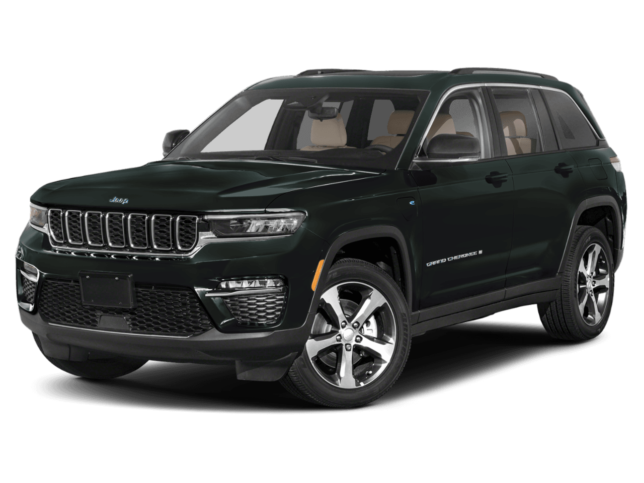 2025 Jeep Grand Cherokee 4xe Anniversary Edition - Front 3/4, facing to the left