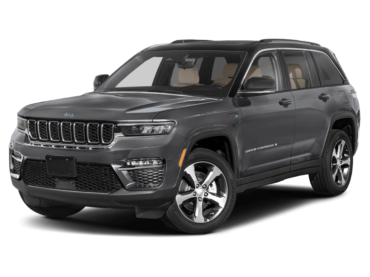 2025 Jeep Grand Cherokee 4xe Summit - Front 3/4, facing to the left