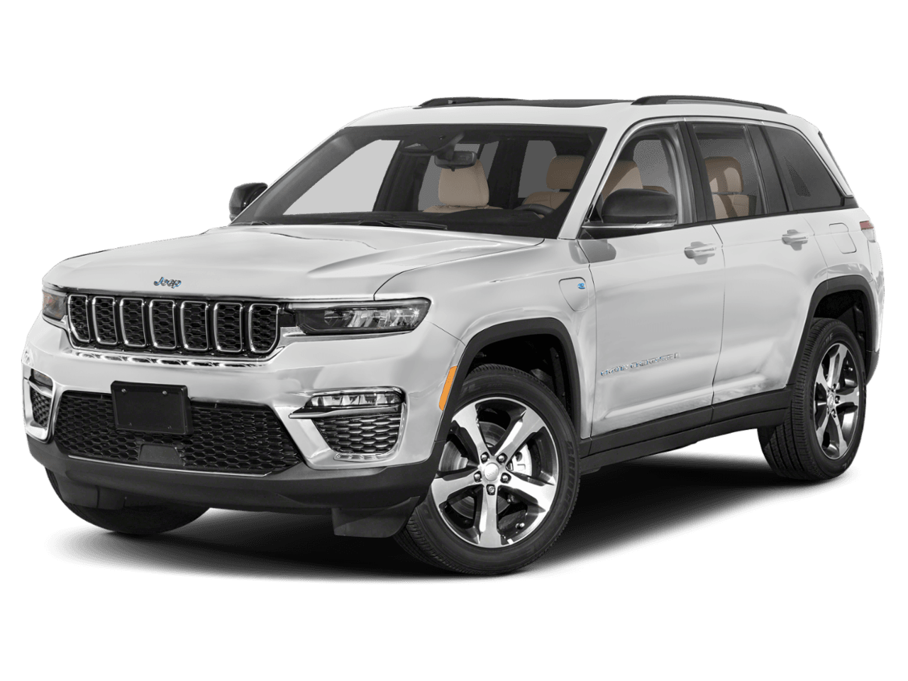 2025 Jeep Grand Cherokee 4xe Summit - Front 3/4, facing to the left