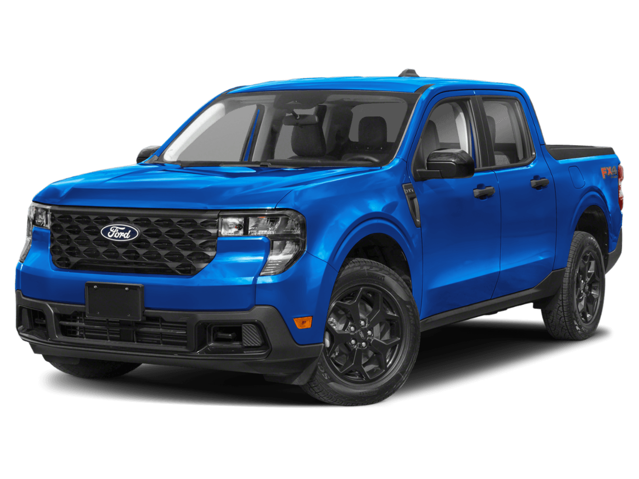 2025 Ford Maverick XLT - Front 3/4, facing to the left