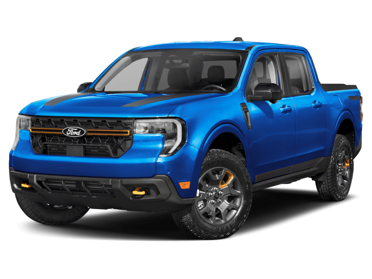 2025 Ford Maverick Tremor - Front 3/4, facing to the left