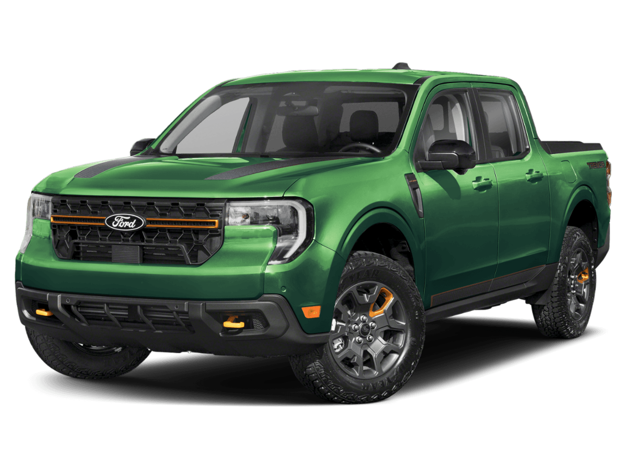2025 Ford Maverick Tremor - Front 3/4, facing to the left