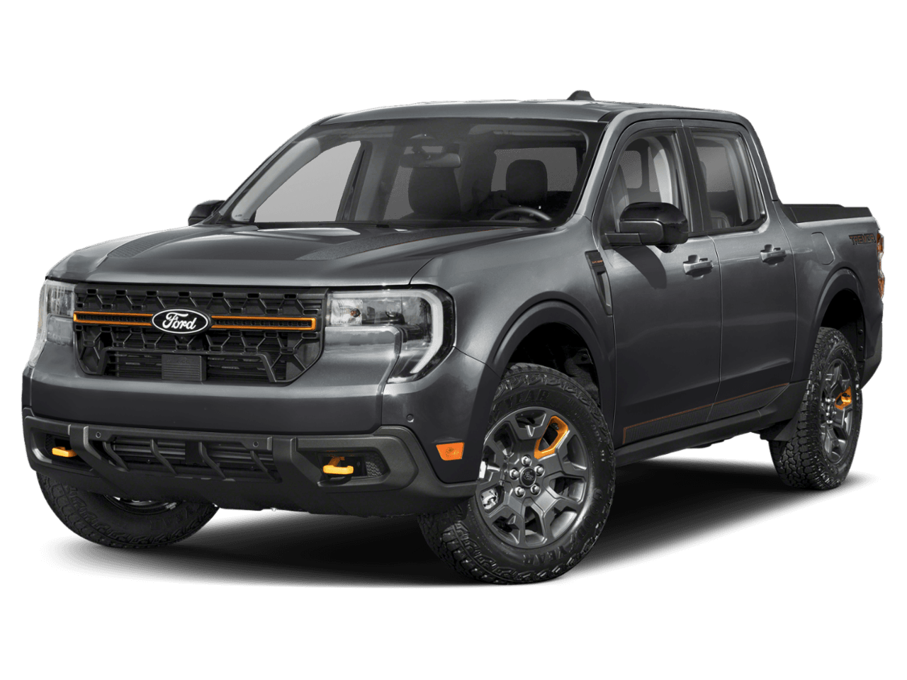 2025 Ford Maverick Tremor - Front 3/4, facing to the left