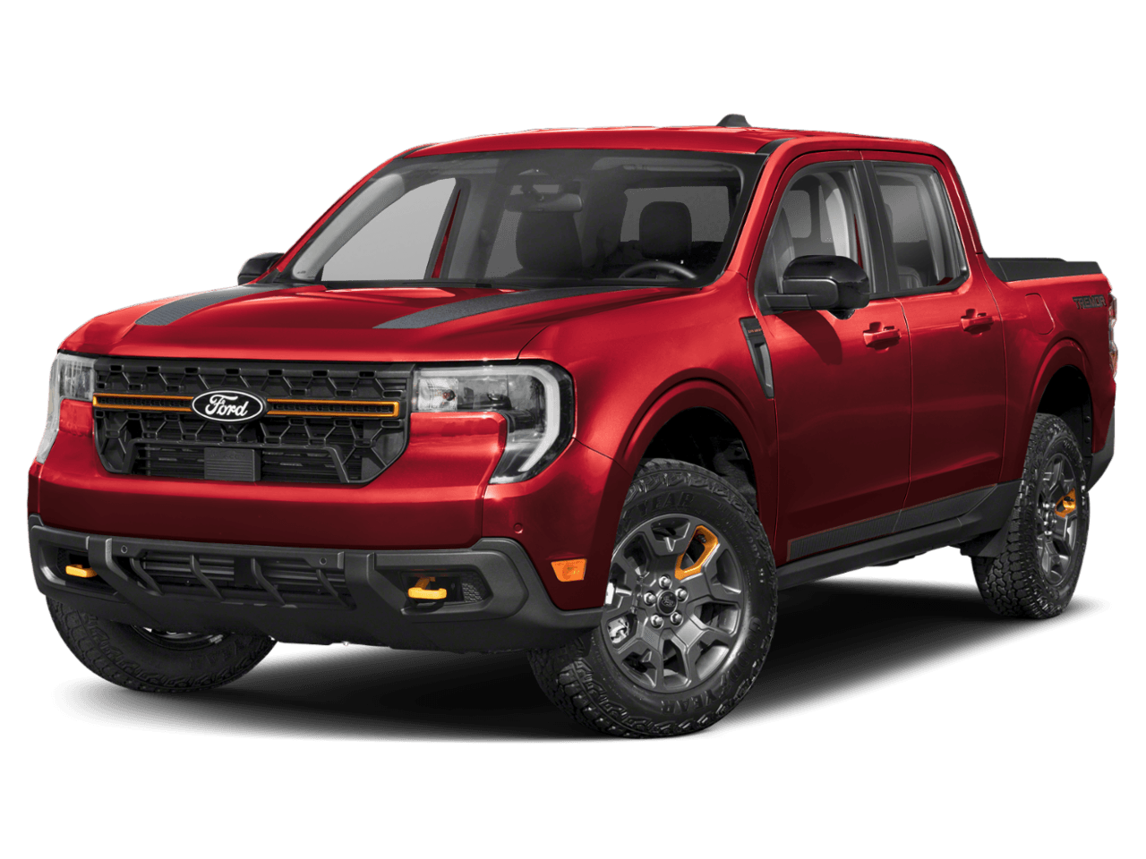 2025 Ford Maverick Tremor - Front 3/4, facing to the left