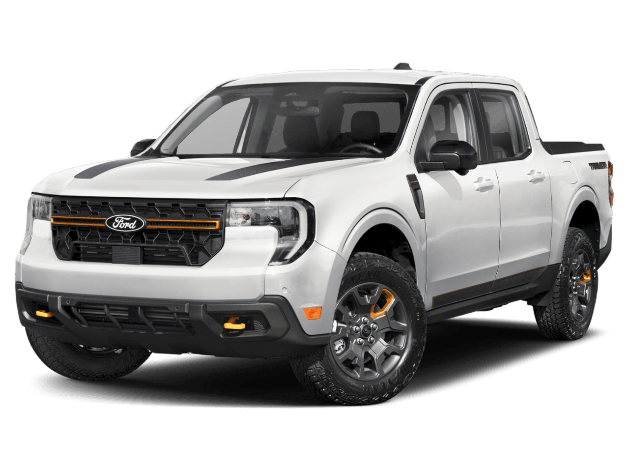 2025 Ford Maverick Tremor - Front 3/4, facing to the left