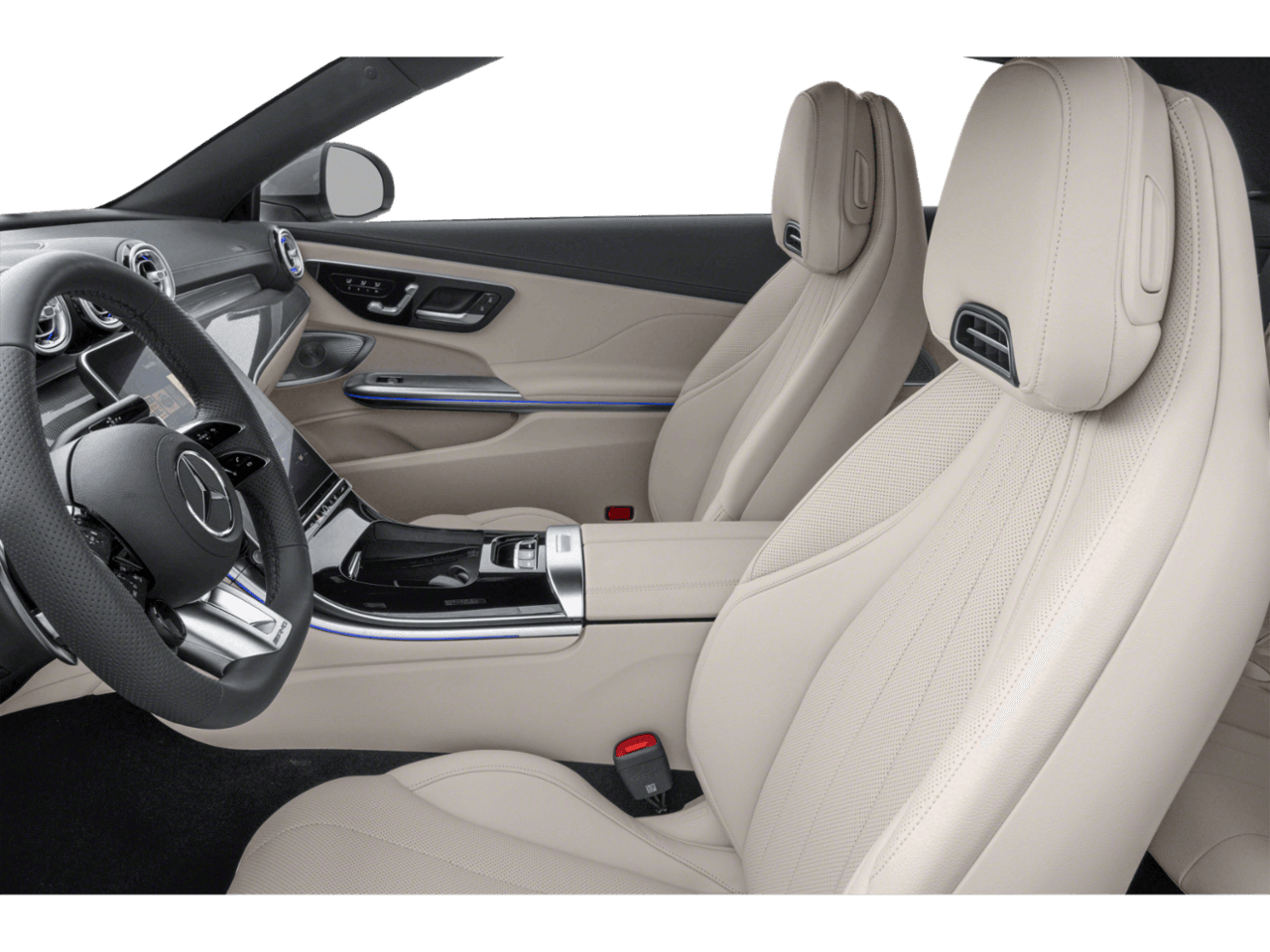 2025 Mercedes-Benz CLE AMG CLE 53 - Interior Driver's Side with Door Open, Front Seat Feature