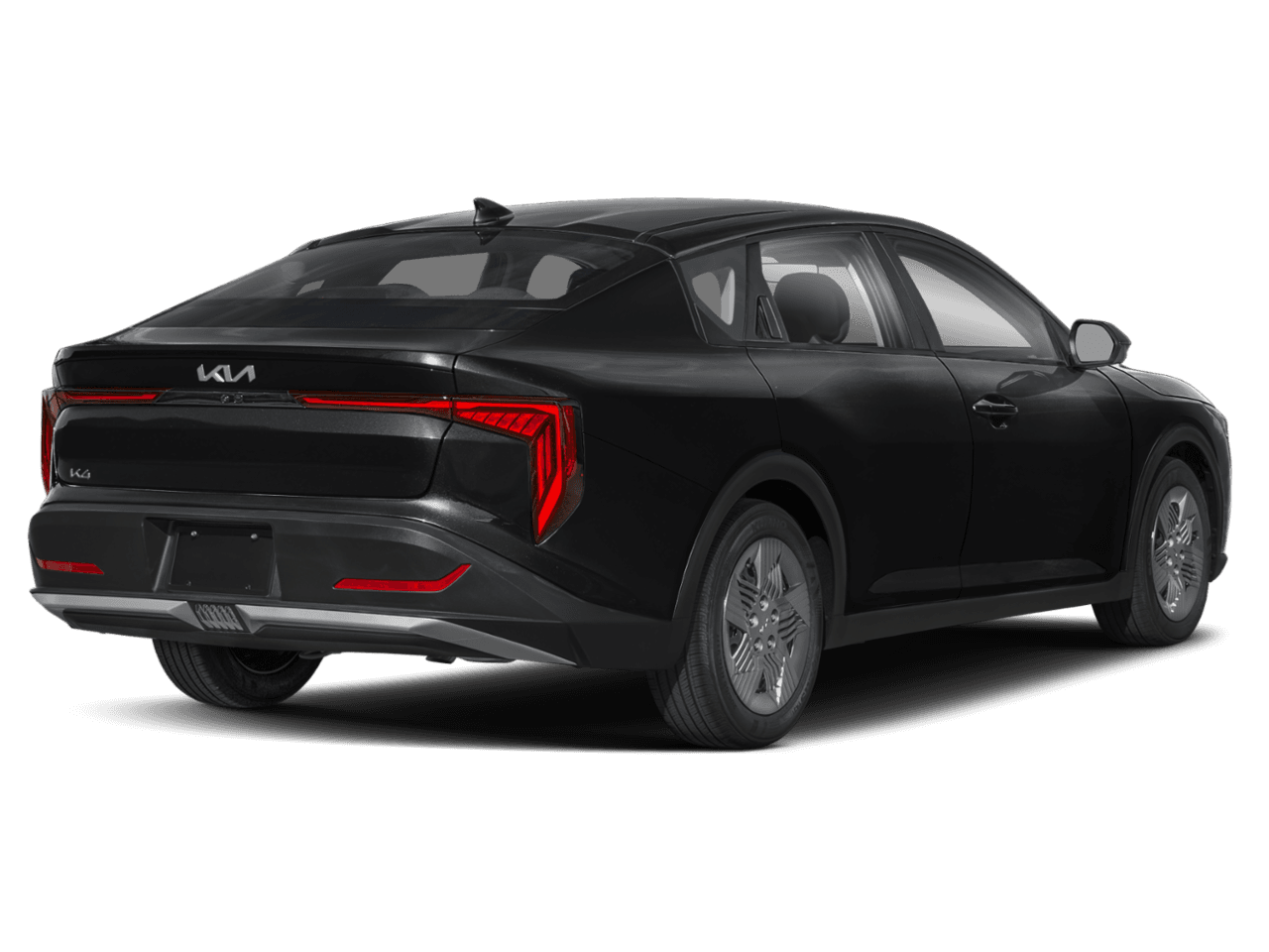 2025 Kia K4 LX - Rear 3/4, facing to the right