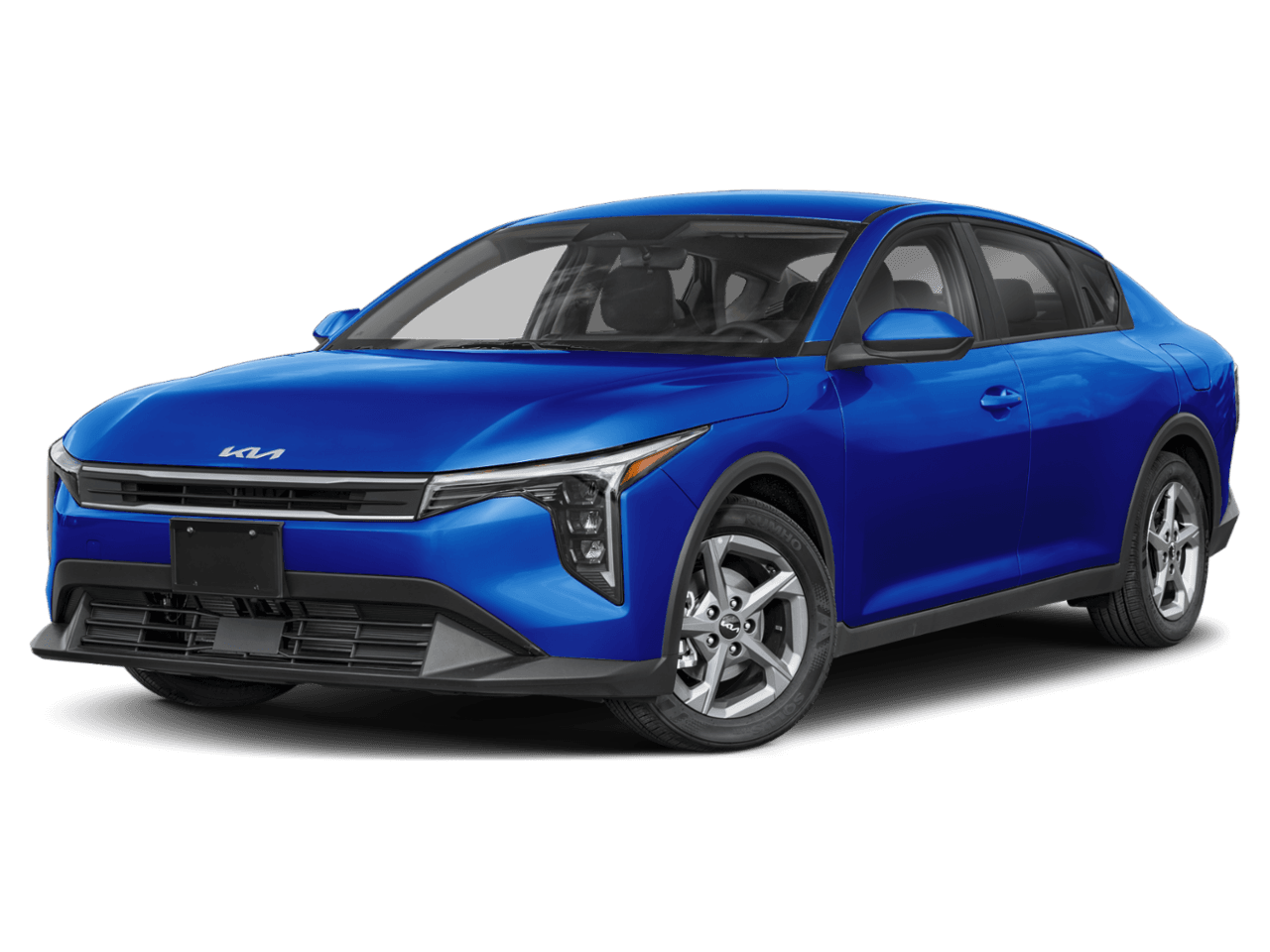 2025 Kia K4 LXS - Front 3/4, facing to the left